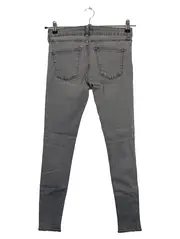 Vorschaubild 2 von Damen Jeans Tapered Fit Gr. 38/M Grau Casual Stretch