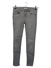 Vorschaubild 1 von Damen Jeans Tapered Fit Gr. 38/M Grau Casual Stretch