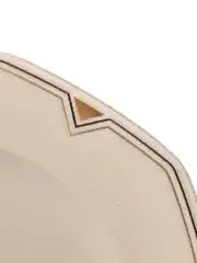 Vorschaubild 3 von Valentino Essteller Bone China 26cm Weiß Gold Elegant