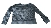 Vorschaubild 2 von MNG Kinder Pullover Leopardenmuster Blau Gr. 122 Baumwolle