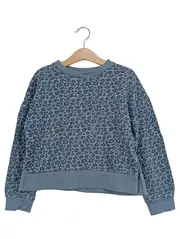 Vorschaubild 1 von MNG Kinder Pullover Leopardenmuster Blau Gr. 122 Baumwolle