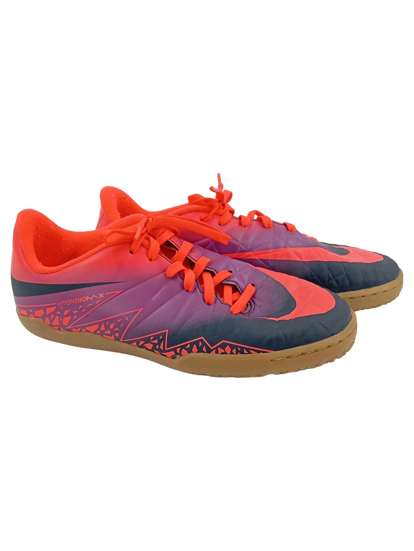 NIKE Fussballschuhe HYPERVENOM X Kinder Gr. 37.5 Rot Sportlich