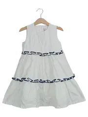 Vorschaubild 1 von Sommerkleid Mädchen Gr. 104 Weiß Casual Baumwolle