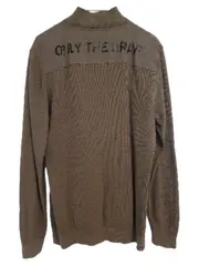 Vorschaubild 2 von Herren Strickjacke Bomberjacke Oliv Gr. M Only The Brave