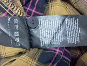 Vorschaubild 3 von Hemdbluse Damen 34/XS Kariert Gelb Baumwolle Langarm Casual