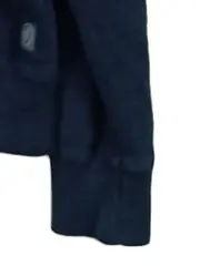 Vorschaubild 2 von Strickjacke Herren Blau Melange Baumwolle Gr. 56 XL Casual