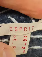 Vorschaubild 5 von Damen Langarmshirt Gestreift Blau Gr. 34 XS Casual Basic Shirt Oberteil