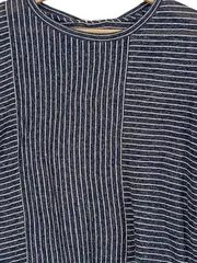 Vorschaubild 3 von Damen Langarmshirt Gestreift Blau Gr. 34 XS Casual Basic Shirt Oberteil