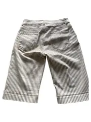 Vorschaubild 2 von Damen Jeans Shorts Gr. 36 Gestreift Casual Beige Braun