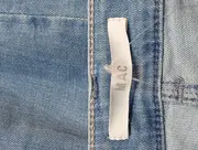 Vorschaubild 3 von Damen Jeans Slim Fit W34/L27 Blau Casual Fransen Hose