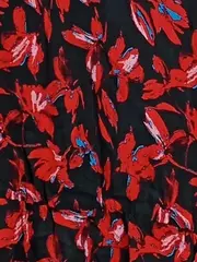 Vorschaubild 6 von Damen Festliches Kleid Gr. 34/XS Blumenmuster Elegant Mehrfarbig