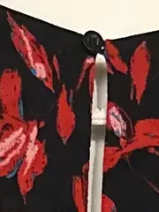 Vorschaubild 8 von Damen Festliches Kleid Gr. 34/XS Blumenmuster Elegant Mehrfarbig