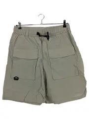 Vorschaubild 1 von MAN SHANGHAI EDITION Cargo Shorts Beige Strukturmuster Applikationen XL