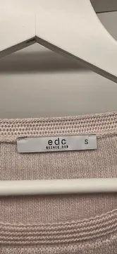 Vorschaubild 5 von EDC Damen Pullover Gr. 36/S Beige Casual Rippstrick