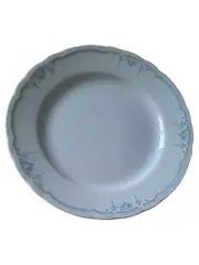 Vorschaubild 1 von Essteller Weiß Klassisch Porzellan Teller Blumenmuster