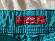 Vorschaubild 3 von Smart Bermuda Shorts Damen Gr. 34 Türkis Baumwolle