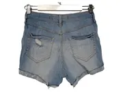 Vorschaubild 2 von Jeans Shorts Damen W27 Destroyed Look Hellblau Fransen