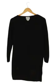 Vorschaubild 2 von TAIFUN Strickkleid Damen Gr. 38/M Schwarz Elegant Klassisch Minimalistisch