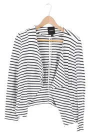 Vorschaubild 1 von Damen Blazer 36/S Weiß-Blau Gestreift Maritim Casual Baumwolle