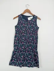 Vorschaubild 2 von Kleid mit Herzmuster Gr. 164 Blau Freizeitkleid