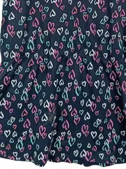 Vorschaubild 4 von Kleid mit Herzmuster Gr. 164 Blau Freizeitkleid