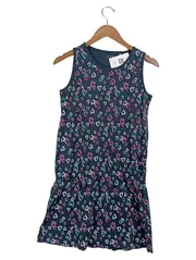 Vorschaubild 1 von Kleid mit Herzmuster Gr. 164 Blau Freizeitkleid