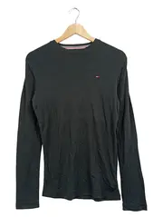 Vorschaubild 1 von Langarmshirt Herren Gr. S Schwarz Basic Baumwolle