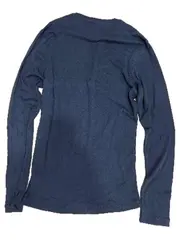 Vorschaubild 2 von Langarmshirt Herren Gr. S Schwarz Basic Baumwolle