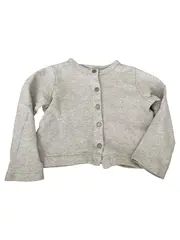 Vorschaubild 1 von Mädchen Strickjacke Gr. 86 Grau Basic