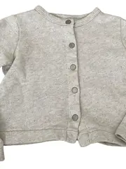 Vorschaubild 3 von Mädchen Strickjacke Gr. 86 Grau Basic