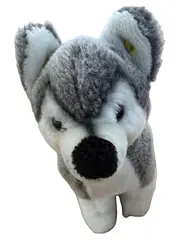 Vorschaubild 1 von Husky Kuscheltier Hund Grau 27cm Plüschtier Stofftier Charmant