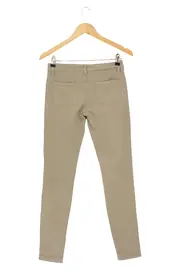 Vorschaubild 2 von Damen Jeans Slim Fit Gr. 42 Beige Stretch Hose