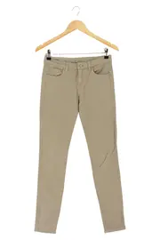 Vorschaubild 1 von Damen Jeans Slim Fit Gr. 42 Beige Stretch Hose