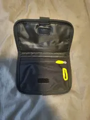 Vorschaubild 2 von TCM Fahrradtasche Lenkertasche Schwarz Uni Polyester 11x15 cm