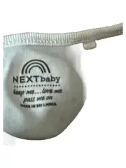 Vorschaubild 2 von Baby Body Langarm Kirschen Muster Beige Gr. 92 Baumwolle