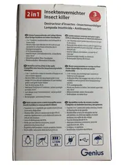 Vorschaubild 2 von Moskito Killer 2in1 Insektenvernichter UV Lampe Akku 40m²