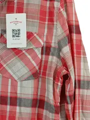 Vorschaubild 2 von Herren Freizeithemd Kariert Rot Gr. M