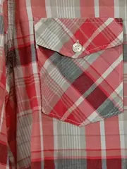 Vorschaubild 3 von Herren Freizeithemd Kariert Rot Gr. M