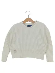 Vorschaubild 1 von Kinder Pullover Gr. 104 Weiß Rippstrick Klassisch