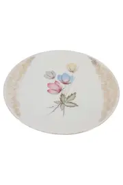 Vorschaubild 1 von Kuchenteller Porzellan Weiß Blumen Klassisch 19 cm