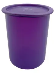 Vorschaubild 1 von Trinkbecher 1, 25L Lila mit Deckel Vorratsdose Kunststoff