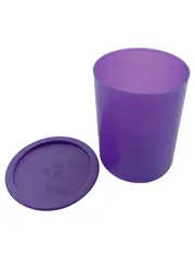 Vorschaubild 2 von Trinkbecher 1, 25L Lila mit Deckel Vorratsdose Kunststoff