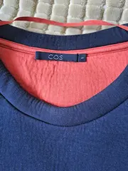 Vorschaubild 2 von Damen Pullover Langarmshirt Gr. 36/S Blau Minimalistisch