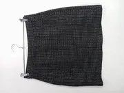 Vorschaubild 1 von Damen Bleistiftrock Gr. 40/L Schwarz Strukturmuster Elegant Glitzer