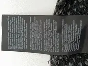 Vorschaubild 6 von Damen Bleistiftrock Gr. 40/L Schwarz Strukturmuster Elegant Glitzer