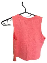 Vorschaubild 2 von Mädchen Tank Top Sport Shirt Logo Print Rosa Gr. M 140/146
