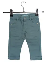 Vorschaubild 1 von Obaïbi Stoffhose Baby Mädchen 6 Monate 68 Petrol Jeans-Schnitt