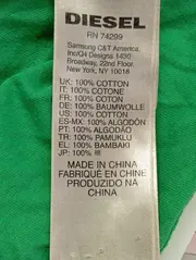 Vorschaubild 5 von Kinder T-Shirt Grün Gr. 104 Casual Logo-Print Baumwolle