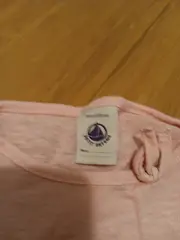 Vorschaubild 2 von T-Shirt Mädchen Gr. 110 Rosa Leinen Kurzarm Basic