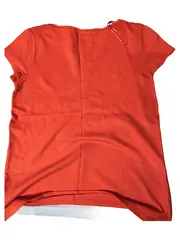 Vorschaubild 2 von Damen T-Shirt Basic Orange Gr. 36/S Baumwolle Kurzarm